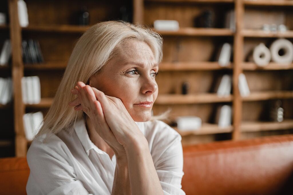 Woman Reflecting